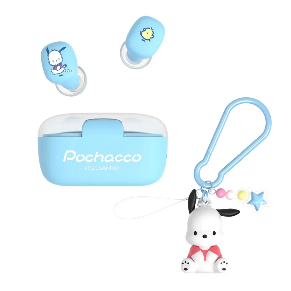 Sanrio My Melody Bluetooth Headphones Kuromi Cute Wireless Headset Cinnamoroll Sport Noise Reduction Touch Control Game Earphone